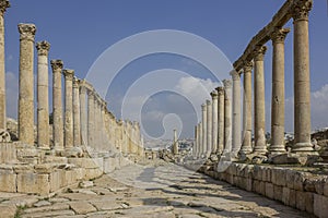 Ancient Roman city of Gerasa modern Jerash