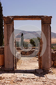 Ancient roman city of Volubilis in Morocco