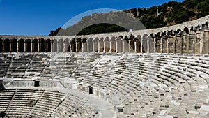 Ancient roman coloseum ruin in Turkey