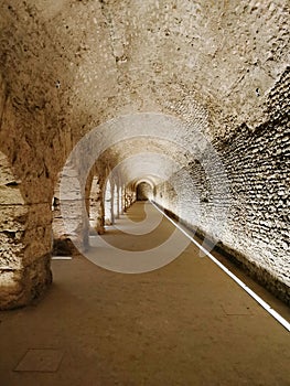 Ancient roman cryptoportico