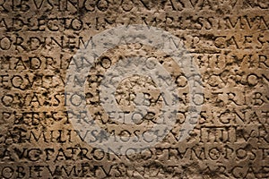 Ancient roman inscription. Narbonne. France