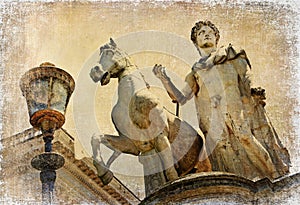 Ancient Roman landmarks series photo