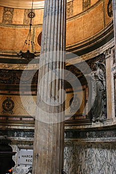 Ancient Roman Pantheon in Piazza Navone