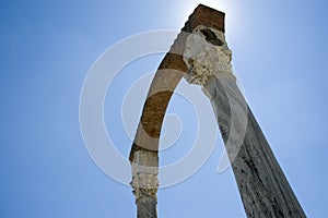 Ancient roman ruins of Minturno