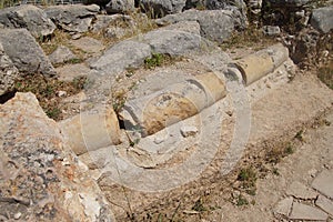 Ancient Roman sewer system photo