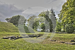 Ancient roman theater in Oise, France