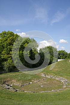 Ancient roman theater in Oise, France