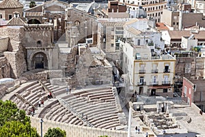 Ancient Roman Theatre in Cartagena,Spain.