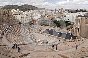 Ancient Roman Theatre in Cartagena,Spain.