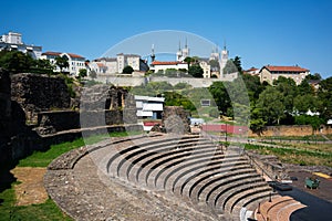 The Ancient roman theatre of Fourviere in Lyon france