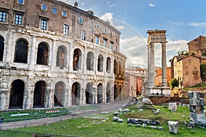 Ancient roman Theatre of Marcellus, Teatro di Marcello. Rome. Italy