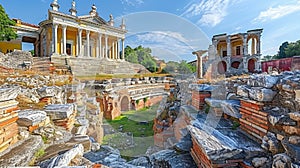 Ancient Roman Theatre of Philippopolis in Plovdiv, Bulgaria