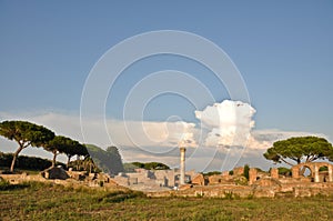 Ancient Romanian city - Ostia Antica