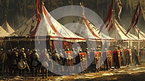 Ancient Rome: Roman Legion\'s Tent Illustrated in Stunning Detail