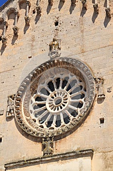 Ancient rose window