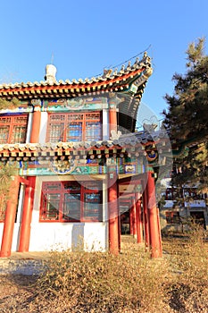 The ancient royal palace in peking university, adobe rgb