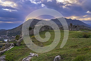 The Ancient Rozafa Castle in Shkoder Albania