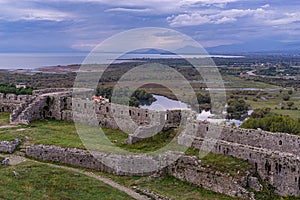 The Ancient Rozafa Castle in Shkoder Albania