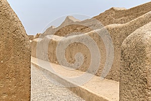 Ancient Ruin of Chan Chan Capital of the Chimu in Peru