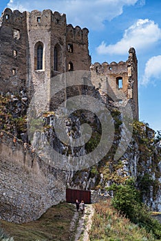 Ancient ruined castle Slovakia Ancient ruins.