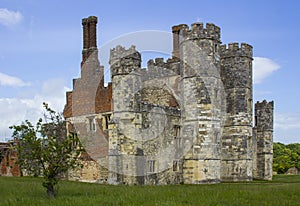 The ancient ruins of a 13th century Tudor Abbey