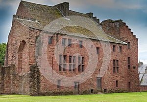 Ancient Ruins The Abbots House Arbroath Abbey Scotland