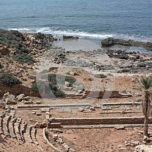 Ancient ruins in Apollonia