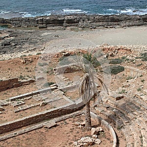 Ancient ruins in Apollonia