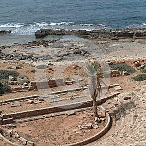 Ancient ruins in Apollonia