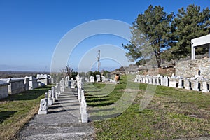 Ancient Ruins at archaeological area of Philippi, Greece