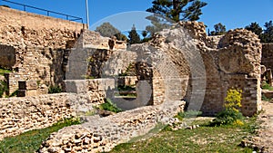 Ancient ruins of Carthage in Tunis