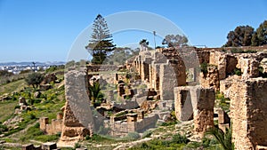 Ancient ruins of Carthage in Tunis