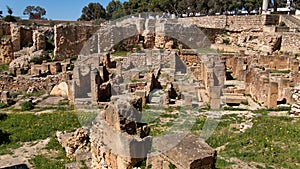 Ancient ruins of Carthage in Tunis