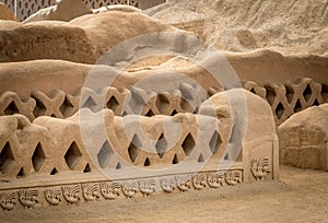 Ancient ruins of Chan Chan - Trujillo, Peru photo