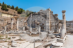 Ancient ruins at Ephesus historical ancient city