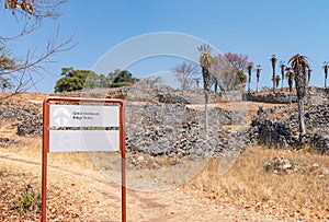 Ancient ruins of Great Zimbabwe southern Africa near Lake Mutirikwe