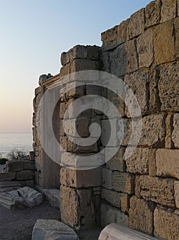 Ancient ruins of greek basilica