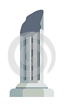 Ancient ruins, Greek or Roman column design vector