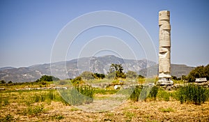 Ancient ruins, Heraion, Samos, Greece photo