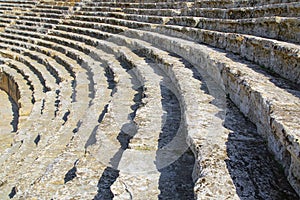 The ancient ruins of Hierapolis.