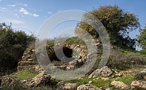 Ancient Ruins on a Hill