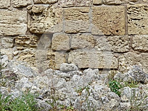 Ancient ruins of houses and religious buildings.Chersonesus Taurica National archaeological park.Popular tourist,research centre