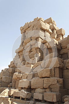 Ancient ruins of Karnak Temple in Luxor, Egypt