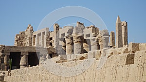 Ancient Ruins of Karnak Temple in Luxor, Egypt