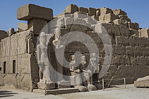 Ancient ruins of Karnak temple in Luxor. Egypt