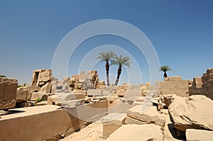 Ancient ruins Luxor Egypt