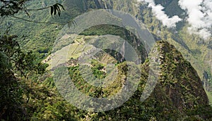 Ancient ruins of Machu Picchu