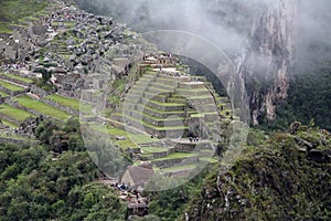 Ancient ruins of Machu Picchu, Peru