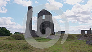 Ancient Ruins of Magpie Mine in the Peak District