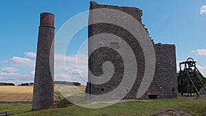 Ancient Ruins of Magpie Mine in the Peak District